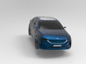 Togg sedan electric car concept 3D Model