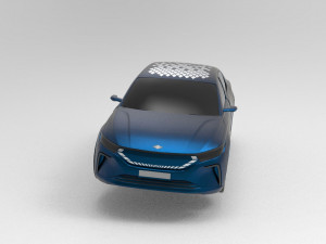Togg sedan electric car concept 3D Model