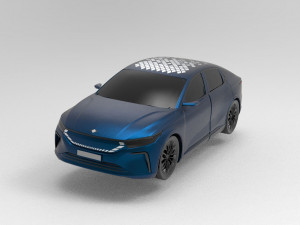 Togg sedan electric car concept 3D Model