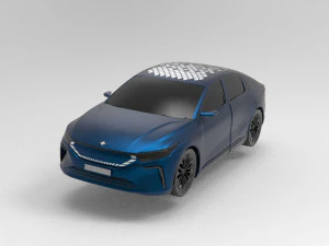 Togg sedan electric car concept 3D Model