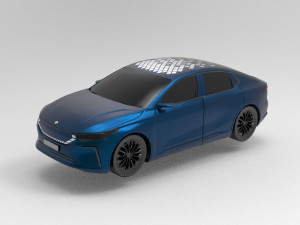 Togg sedan electric car concept 3D Model