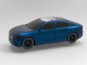 Togg sedan electric car concept 3D Model