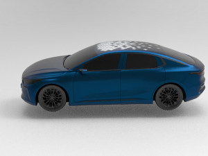 Togg sedan electric car concept 3D Model