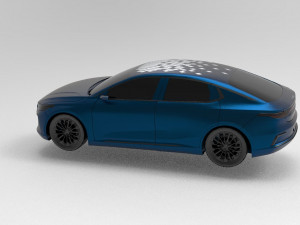 Togg sedan electric car concept 3D Model