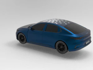 Togg sedan electric car concept 3D Model
