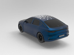 Togg sedan electric car concept 3D Model