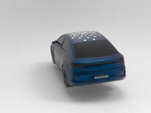 Togg sedan electric car concept 3D Model