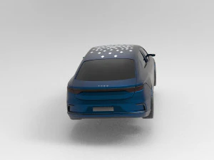 Togg sedan electric car concept 3D Model