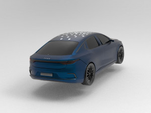 Togg sedan electric car concept 3D Model