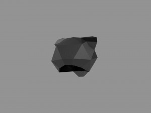 3D LOW POLY BARS MASK PRINTABLE MODEL Modelo 3D