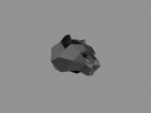 3D LOW POLY BARS MASK PRINTABLE MODEL 3D Model