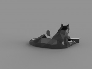 3D LOW POLY BARS PRINTABLE MODEL 3D-Modell