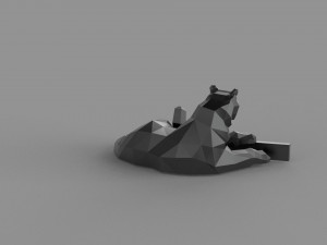 3D LOW POLY BARS PRINTABLE MODEL Modello 3D