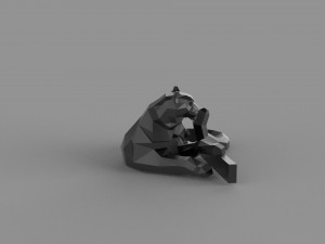 3D LOW POLY BARS PRINTABLE MODEL Modello 3D