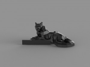 3D LOW POLY BARS PRINTABLE MODEL Modello 3D