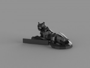3D LOW POLY BARS PRINTABLE MODEL Modello 3D