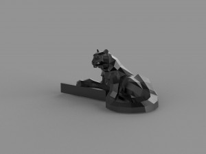 3D LOW POLY BARS PRINTABLE MODEL Modello 3D