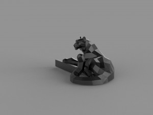3D LOW POLY BARS PRINTABLE MODEL Modello 3D