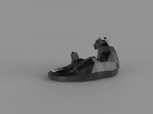 3D LOW POLY BARS PRINTABLE MODEL Modello 3D