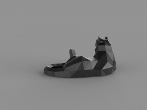 3D LOW POLY BARS PRINTABLE MODEL Modello 3D