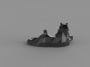 3D LOW POLY BARS PRINTABLE MODEL Modello 3D