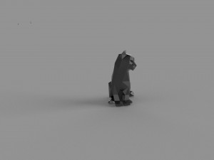 3D LOW POLY BARS PRINTABLE MODEL 3D Model