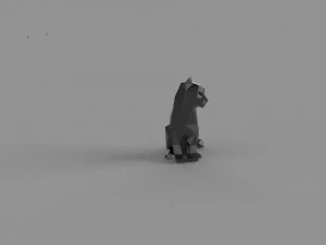 3D LOW POLY BARS PRINTABLE MODEL 3D Model