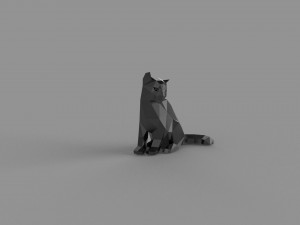 3D LOW POLY BARS PRINTABLE MODEL 3D Model