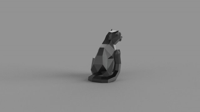 3D LOW POLY FEMALE BARS PRINTABLE MODEL 3D Модель .c4d .max .obj .3ds .fbx .stl .blend 