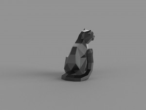 3D LOW POLY FEMALE BARS PRINTABLE MODEL Modelo 3D