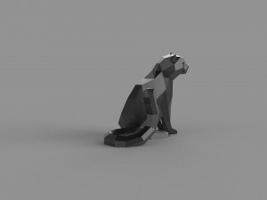 3D LOW POLY FEMALE BARS PRINTABLE MODEL 3D Модель