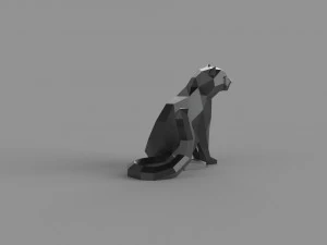 3D LOW POLY FEMALE BARS PRINTABLE MODEL 3D Model