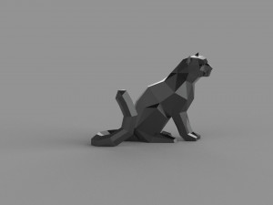 3D LOW POLY FEMALE BARS PRINTABLE MODEL 3D Модель