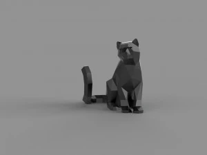 3D LOW POLY FEMALE BARS PRINTABLE MODEL 3D Model