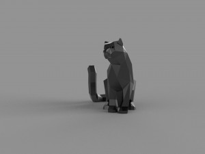 3D LOW POLY FEMALE BARS PRINTABLE MODEL 3D Модель