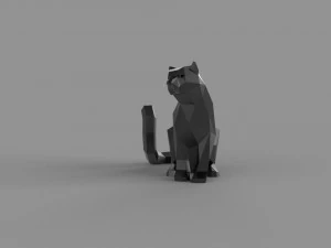 3D LOW POLY FEMALE BARS PRINTABLE MODEL 3D Model