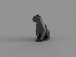 3D LOW POLY FEMALE BARS PRINTABLE MODEL 3D Model