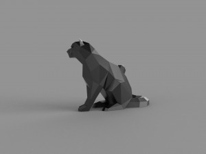 3D LOW POLY FEMALE BARS PRINTABLE MODEL 3D Модель