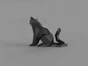 3D LOW POLY FEMALE BARS PRINTABLE MODEL 3D Model