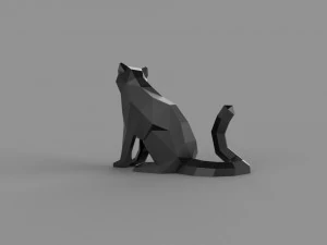3D LOW POLY FEMALE BARS PRINTABLE MODEL 3D Model