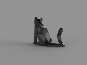 3D LOW POLY FEMALE BARS PRINTABLE MODEL 3D Модель