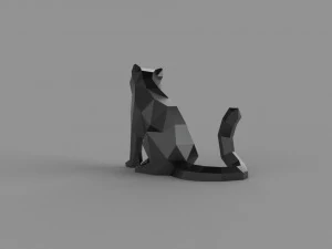 3D LOW POLY FEMALE BARS PRINTABLE MODEL 3D Model