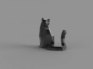 3D LOW POLY FEMALE BARS PRINTABLE MODEL 3D Model