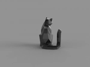 3D LOW POLY FEMALE BARS PRINTABLE MODEL 3D Model