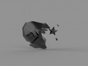 3D LOW POLY BEAR PRINTABLE MODEL Modello 3D