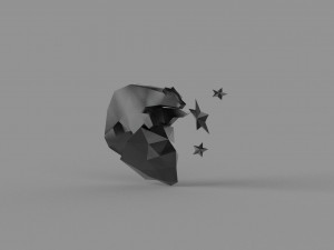 3D LOW POLY BEAR PRINTABLE MODEL Modello 3D