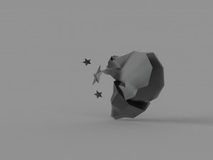 3D LOW POLY BEAR PRINTABLE MODEL Modello 3D