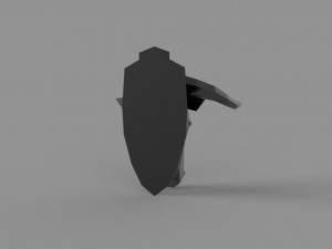 3D LOW POLY BULL HEAD MASK PRINTABLE MODEL 3D Model