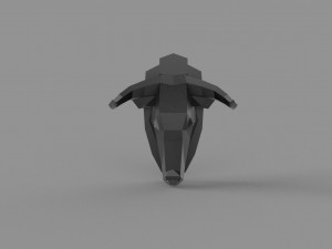 3D LOW POLY BULL HEAD MASK PRINTABLE MODEL 3D Model