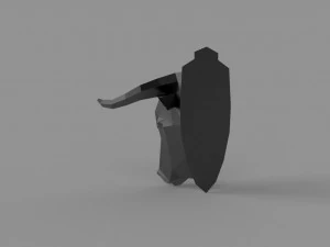 3D LOW POLY BULL HEAD MASK PRINTABLE MODEL 3D Model